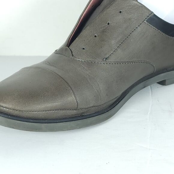 PIKOLINOS Women's Pyrgos US8,5 EU39 Gray Leather Laceless Slip-On Flat Oxford - Picture 15 of 16